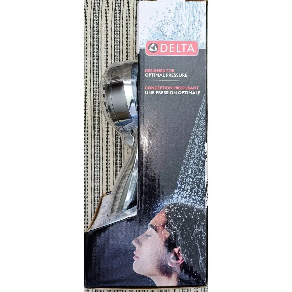 Delta5-Spray Wall Mount Handheld Shower Head 1.75 GPM in Chrome - 54434-18-PK